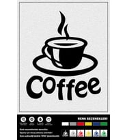 COFFEE STICKER 25 x 30 cm