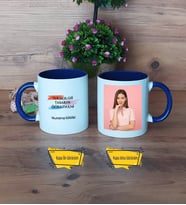 Teknoloji ve Tasarım Öğretmeni Kupa Bardak Lacivert Fotoğraflı Öğretmenler Günü Hediyesi