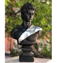 David 'Silver Sash' Dekoratif Heykel, Pop Art Roma Yunan Heykelleri