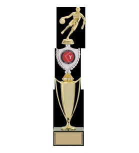 ODAK KUPA - Figürlü Kupalar - Basketbol Kadın Figürlü Kupalar FG-042 A - 46 cm