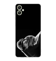 PrintiFy Samsung Galaxy A05 ile Uyumlu Köpek 1 Kamera Korumalı Şeffaf Kılıf
