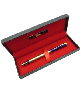 Signator® T587 Mavi Gold Roller Kalem  İsme Özel Kalem  Hediyelik Kalem (Karışık)