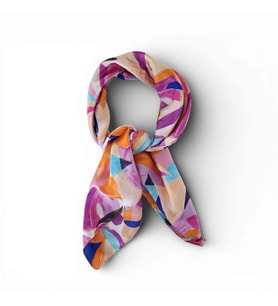 İçimdeki Çiçekler Saten Fular 70x70 cm