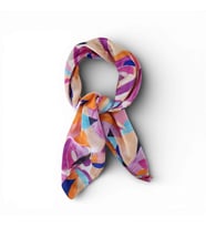 İçimdeki Çiçekler Saten Fular 70x70 cm