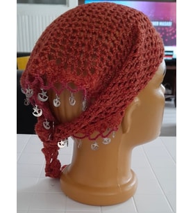 Boncuk Detaylı Bandana