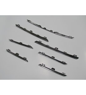 Renault Megane 4 Sd/hb 16/20 Ön Panjur Üst Çıtası Ni·kelajlı Set (7 Parça) 