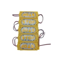 12 Volt Stop Yazılı Sarı - Amber Işık 90x35 mm Çakar Modül 5 Adet