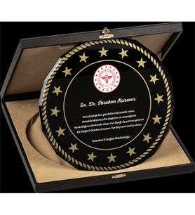 YILDIZLI TABAK KRİSTAL PLAKET