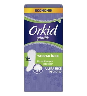 Orkid Günlük Ped Yaprak İnce 40 Lı Parfümsüz