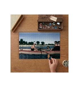 Denizde Atatürk Tasarımı 240 parça Ahşap Puzzle Ahşap Kutuda MP06281
