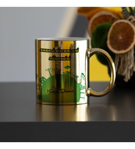 Enerji Sistemleri Mühendisine Hediye Gold Kupa Bardak