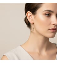 STİL İNCİSİ/XUPING JEWELRY HALKA YUVARLAK KÜPE (ORTA BOY)