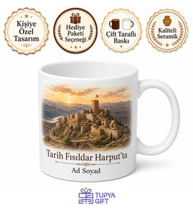 Elazığ Harput Kalesi Doğu Anadolu Hatırası Kupa Bardak Hediye