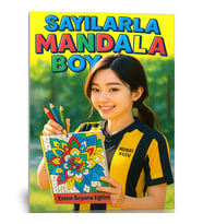 Sayılarla MANDALA Boyama Kitabı (Spiralli)