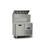 Dampak Tek Kapılı Yüksek Monte Pizza Hazırlık Dolabı 196 litre 100 x 70 x 133 (cm)