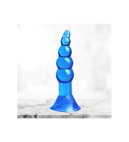Tıkaç Plug Blue Boğumlu Dildo