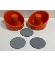 Air Hockey Tokaç 2 Adet + Disk 3 Adet Set Havalı Hokey Yedek Parça