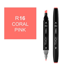 TOUCH TWIN R16 ÇİFT UÇLU MARKER CORAL PİNK