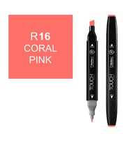TOUCH TWIN R16 ÇİFT UÇLU MARKER CORAL PİNK