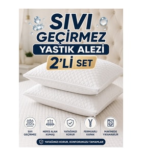 Bambu Yumuşak Dokulu 2'li Yastık Alezi 50x70 cm