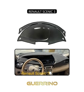 RENAULT SCENIC 3TORPİDO KORUMA HALISI SİYAH KENAR