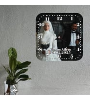Fotoğraflı Aile Duvar Saati