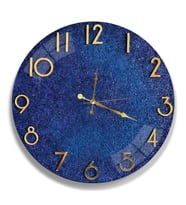 Blue Stone Cam Saat - 40 cm