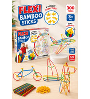 Flexi Bambu Çubuklar (300 Parça) - Lego Setleri - Borular Lego - Plastik Çubuklar