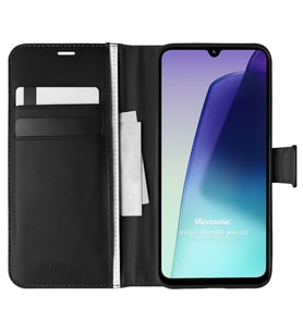 Microsonic Xiaomi Redmi 14C Kılıf Delux Leather Wallet Siyah (Siyah)