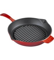 LAVA Lava Yuvarlak Saplı Izgara Tava 28 Cm Bordo