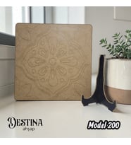 Destina Ahşap Mandala Boyama Seti- Ahşap Boyama -Model 200