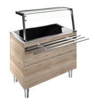 Electrolux Professional Müşteri Tarafında Bir Adet Boru Tip Paslanmaz Çelik Tepsi Kaydırma, Y=900 Mm F04H3AF01W