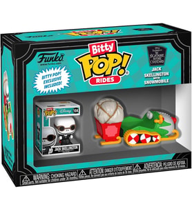Funko The Nightmare Before Christmas Jack Ile Kar Arabası (Bitty Pop! Ride) Vinil Figür None Pop! St (Krem)