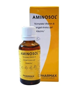 Pharmax Aminosol Köpek Kedi ve Kuş Kemirgen Vitamini 150 ml
