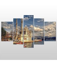 İstanbul Boğazı  Kanvas Tablo 260x150cm (Karışık)