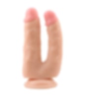Konyax 16,5 ve 18 cm lik Çiftli Realistik Kıkırdaklı Dildo