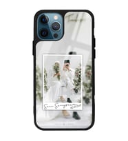 iPhone 13 Pro Max Uyumlu Notlu Polaroid Çerçeve Tasarımlı Glossy Telefon Kılıfı