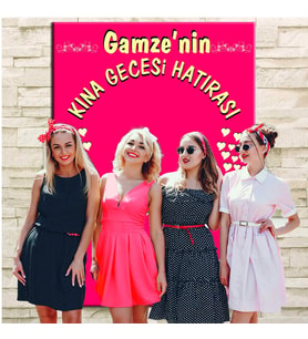 Kına Gecesi Arka Fon Afişi