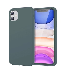 Durukar® iPhone 11 Kılıf First Silikon - Koyu Yeşil