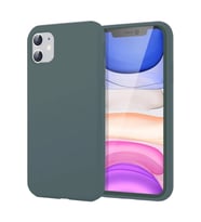 Durukar® iPhone 11 Kılıf First Silikon - Koyu Yeşil