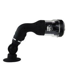 OdinsShop USB Şarjlı Vantuzlu Döner Başlıklı Vajina Masturbatör