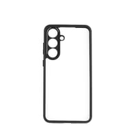 Samsung Galaxy S25 FE Uyumlu Kılıf Kamera Korumalı Şeffaf Arka Yüzey Zore New Roll Kapak (Siyah)