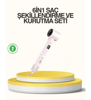 Motorlu LCD Ekranlı Saç Şekillendirme Seti
