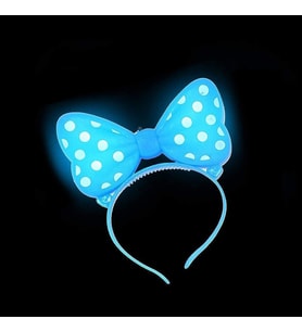 IŞIKLI MAVİ MİCKEY MOUSE TAÇ BLUE HEADBAND LED LİGHT MİCKEY MOUSE IŞIKLI TAÇ MAVİ RENK PARTİ TAÇLARI