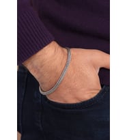 Burgu Tasarım 925 Ayar Erkek Gümüş Bileklik (Stok Kodu: 201020137)