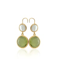 Kadir Jewellery 22 Ayar Altın Kaplama Kadın İnci Küpe -El İşçiliği Ve Hipoalerjenik Küpe