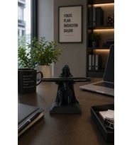 Kadın Şövalye Figürlü Kalem Tutucu Masa Üstü Organizeri & Dekoratif Aksesuar Hediye Alternatifi