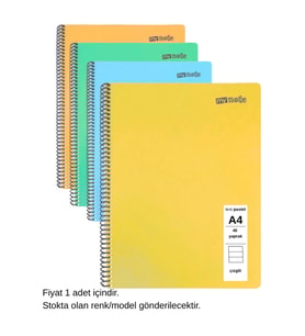 TEXT PASTEL DEFTER A4 40 YAPRAK ÇİZGİLİ 1 ADET