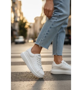Enoch Kadın Platform Tabanlı Sneaker Günlük Rahat Spor Ayakkabı