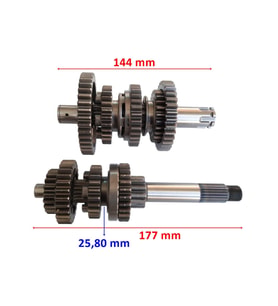 Honda Cbf Şanzıman Dişli Grubu Ym 25,80 Mm